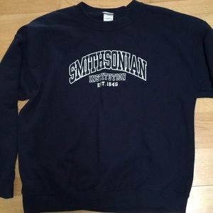 Smithsonian Institution Navy Blue Sweatshirt L XL